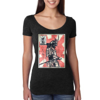 Samurai Warrior Duvet Covers Women's Triblend Scoop T-shirt | Artistshot