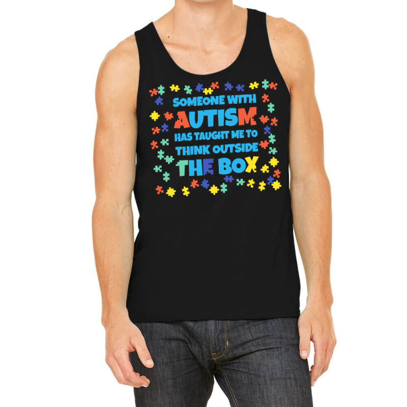 Autism T  Shirt Autism Autistic Autism Support Puzzle T  Shirt Tank Top by vmcdermott132 | Artistshot