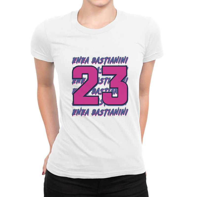 Enea Bastianini (3) Ladies Fitted T-Shirt by WILLIAMWARNER | Artistshot