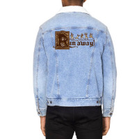 Run Away Quote Unisex Sherpa-lined Denim Jacket | Artistshot