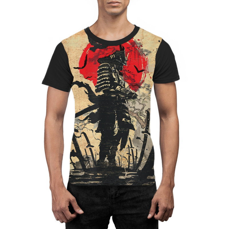 Samurai Warrior Duvet Covers 4 Graphic T-shirt by apolitery | Artistshot