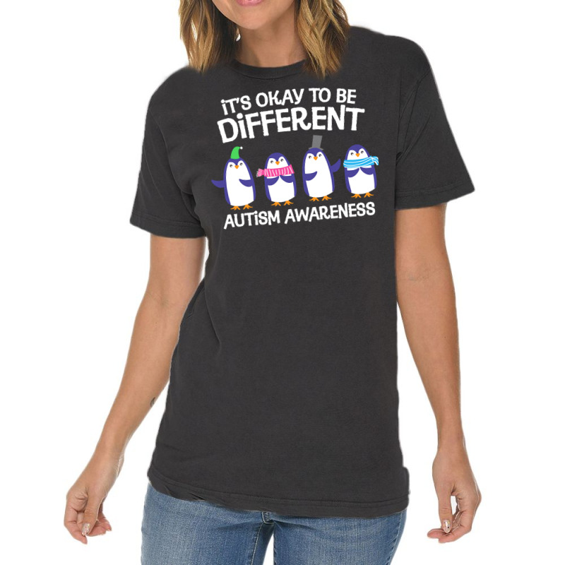 Autism T  Shirt Autism Awareness Be Different T  Shirt Vintage T-Shirt by vmcdermott132 | Artistshot