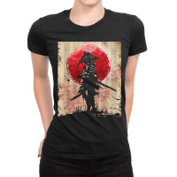 Samurai Warrior Duvet Covers 6 Ladies Fitted T-shirt | Artistshot