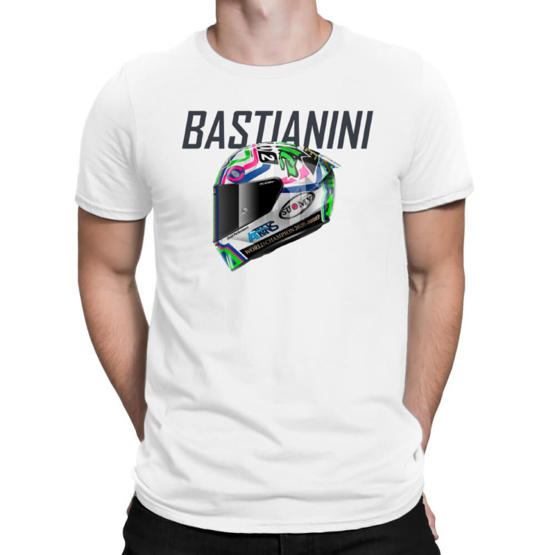 Enea Bastianini Helmet (2) T-Shirt by WILLIAMWARNER | Artistshot