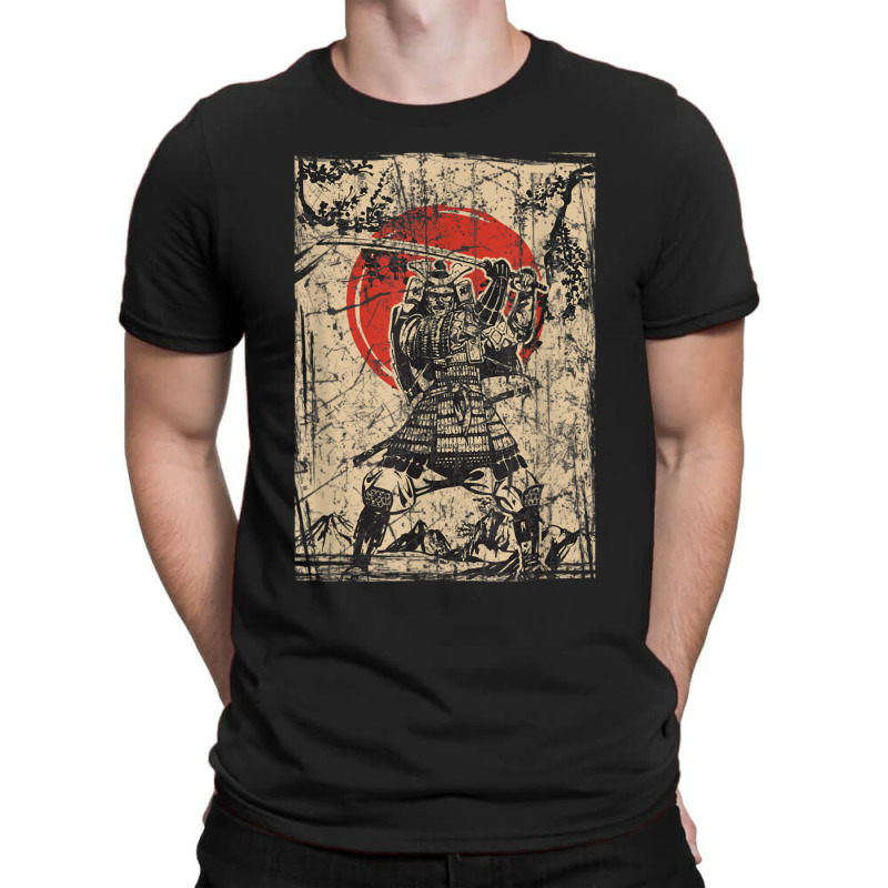 Samurai Warrior Duvet Covers 7 T-Shirt by apolitery | Artistshot