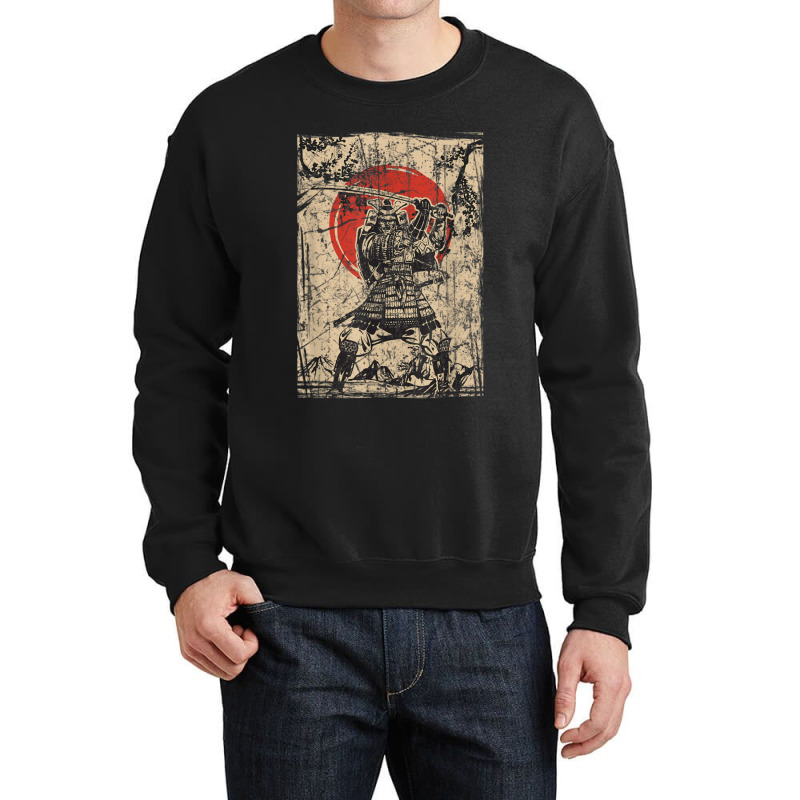 Samurai Warrior Duvet Covers 7 Crewneck Sweatshirt by apolitery | Artistshot