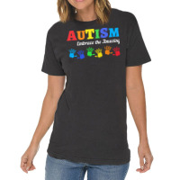 Autism T  Shirt Autism Awareness Embrace The Amazing T  Shirt Vintage T-shirt | Artistshot