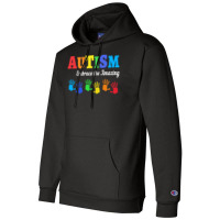 Autism T  Shirt Autism Awareness Embrace The Amazing T  Shirt Champion Hoodie | Artistshot