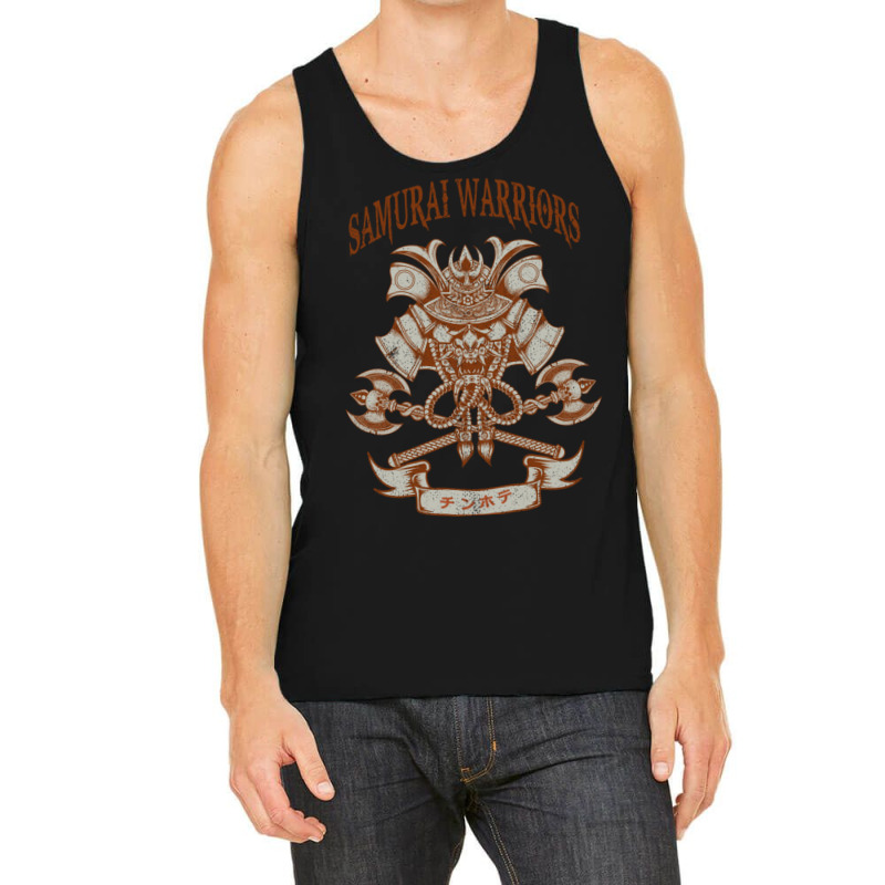 Samurai Warriors Samurai Mask Tank Top by apolitery | Artistshot