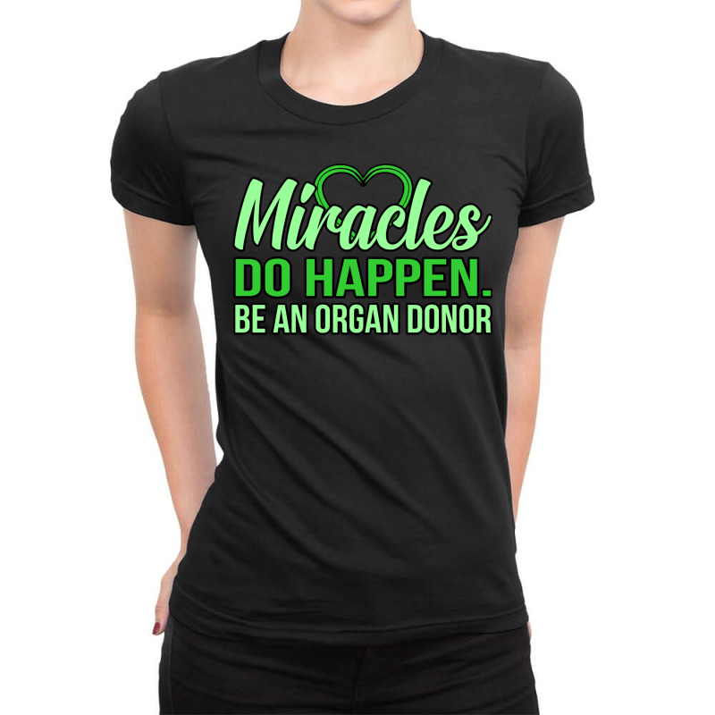 Be An Organ Donor Donate Kidney Donation Awareness Graphic Long Sleeve Ladies Fitted T-Shirt by luckenbg | Artistshot