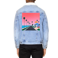 Elv Alps By Hiroshi Nagai Unisex Sherpa-lined Denim Jacket | Artistshot