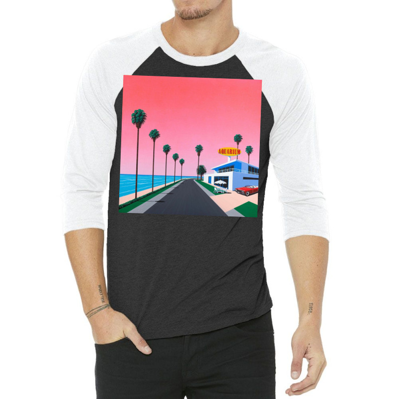 Elv Alps By Hiroshi Nagai 3/4 Sleeve Shirt | Artistshot