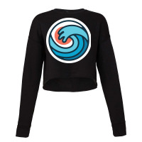 Wave Cropped Sweater | Artistshot