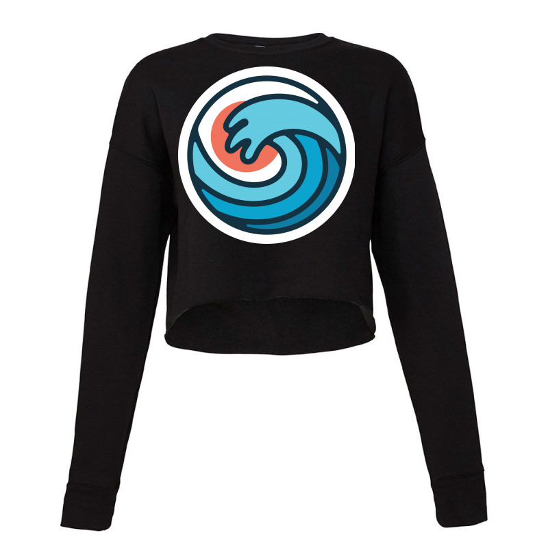 Wave Cropped Sweater by Quilimo | Artistshot