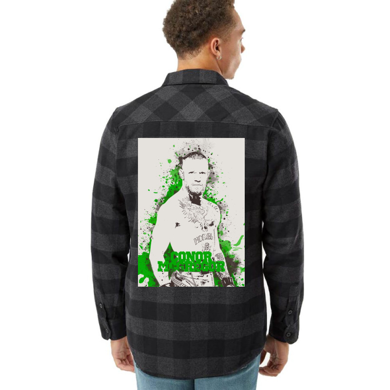 Conor Mcgregor Painting Art Flannel Shirt | Artistshot