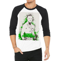 Conor Mcgregor Painting Art 3/4 Sleeve Shirt | Artistshot