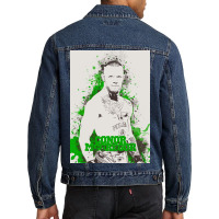 Conor Mcgregor Painting Art Men Denim Jacket | Artistshot