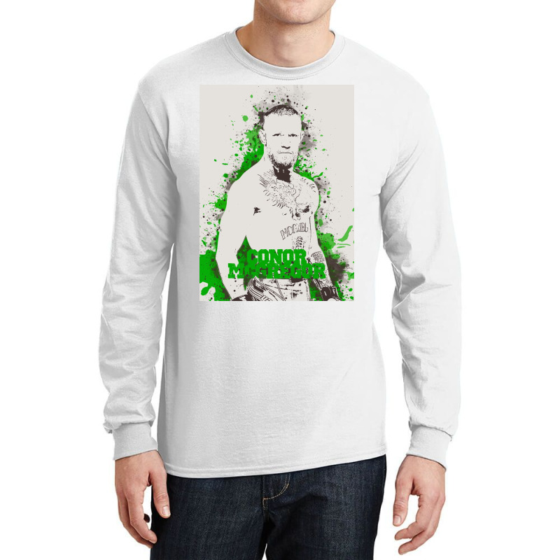 Conor Mcgregor Painting Art Long Sleeve Shirts | Artistshot