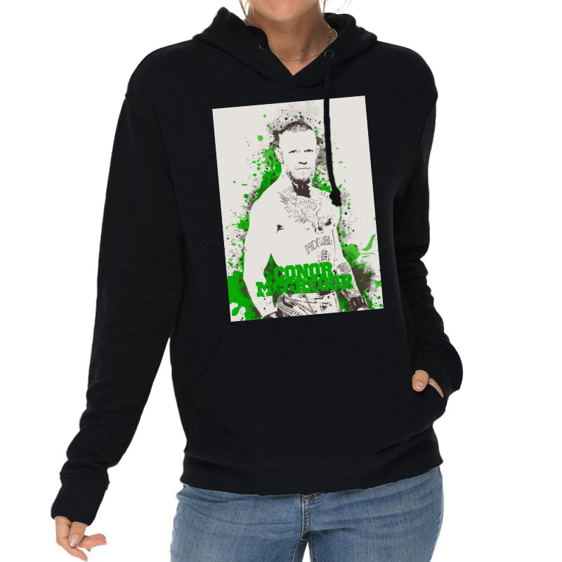 Conor Mcgregor Painting Art Lightweight Hoodie | Artistshot