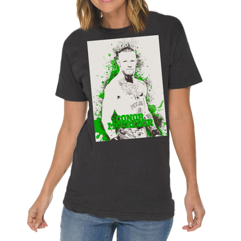 Conor Mcgregor Painting Art Vintage T-shirt | Artistshot