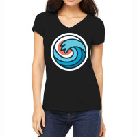 Wave Women's V-neck T-shirt | Artistshot