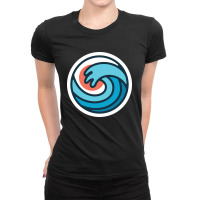 Wave Ladies Fitted T-shirt | Artistshot