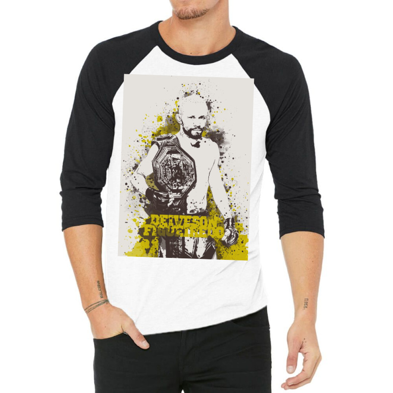 Deiveson Figueiredo Painting Art 3/4 Sleeve Shirt | Artistshot