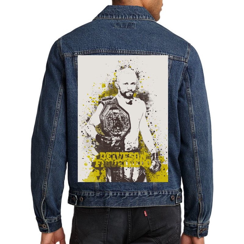 Deiveson Figueiredo Painting Art Men Denim Jacket | Artistshot