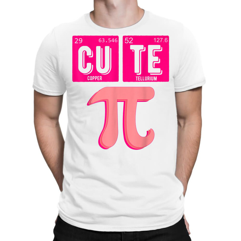 Cute Pie Pi Day Cutie Math Periodic Table Pink Math Teacher T Shirt T-shirt | Artistshot