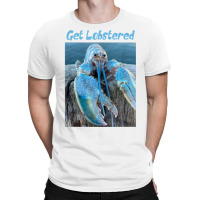 Funny Jumpscare Lobster Meme Blue Crustacean T Shirt T-shirt | Artistshot