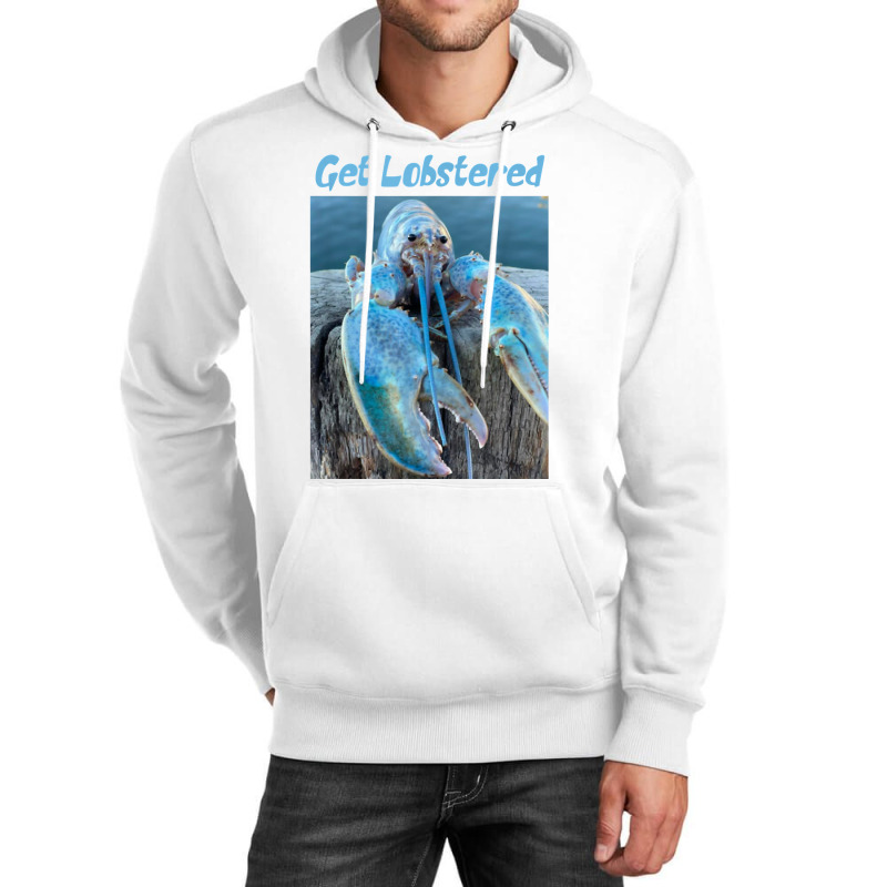 Funny Jumpscare Lobster Meme Blue Crustacean T Shirt Unisex Hoodie | Artistshot