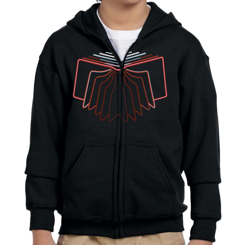 Neon Bible Youth Zipper Hoodie by SamAlexanderMcnutt | Artistshot