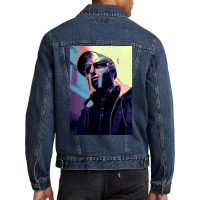 Psychedelic Doom Mask Men Denim Jacket | Artistshot