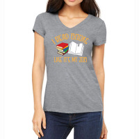 I Read Books Like Its My Job Book Lover 80s Women's V-neck T-shirt | Artistshot