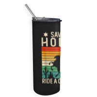 Horse Riding Adult Joke Save A Horse Ride A Cowboy Skinny Tumbler | Artistshot