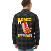 Hot Dog Sausage Joke Pun Bread Fast Food Flannel Shirt | Artistshot