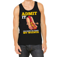 Hot Dog Sausage Joke Pun Bread Fast Food Tank Top | Artistshot