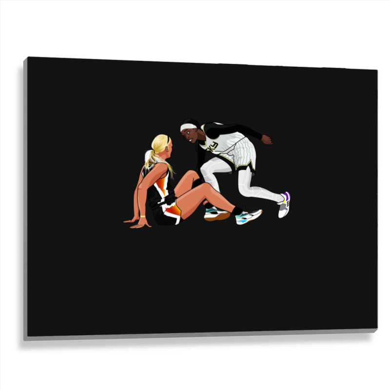 Kahleah Copper Staredown Cartoon Style Metal Print Horizontal | Artistshot