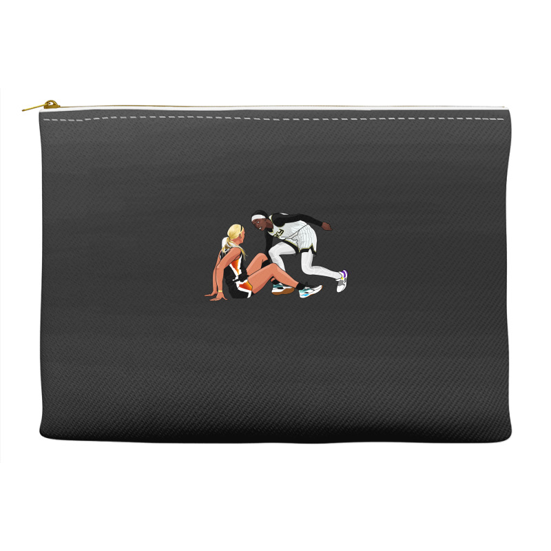 Kahleah Copper Staredown Cartoon Style Accessory Pouches | Artistshot