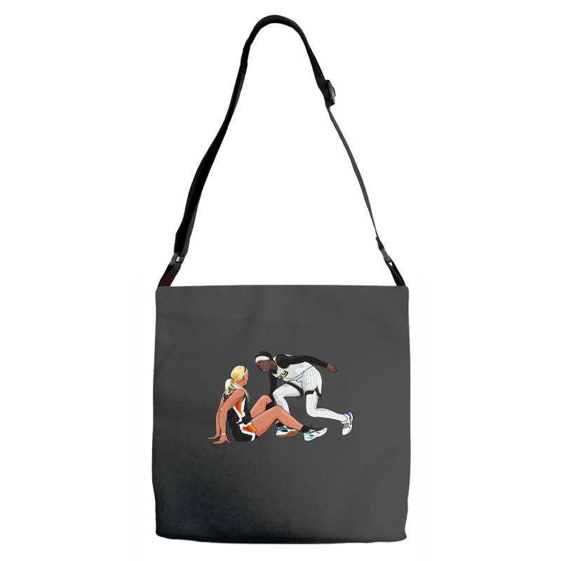 Kahleah Copper Staredown Cartoon Style Adjustable Strap Totes | Artistshot