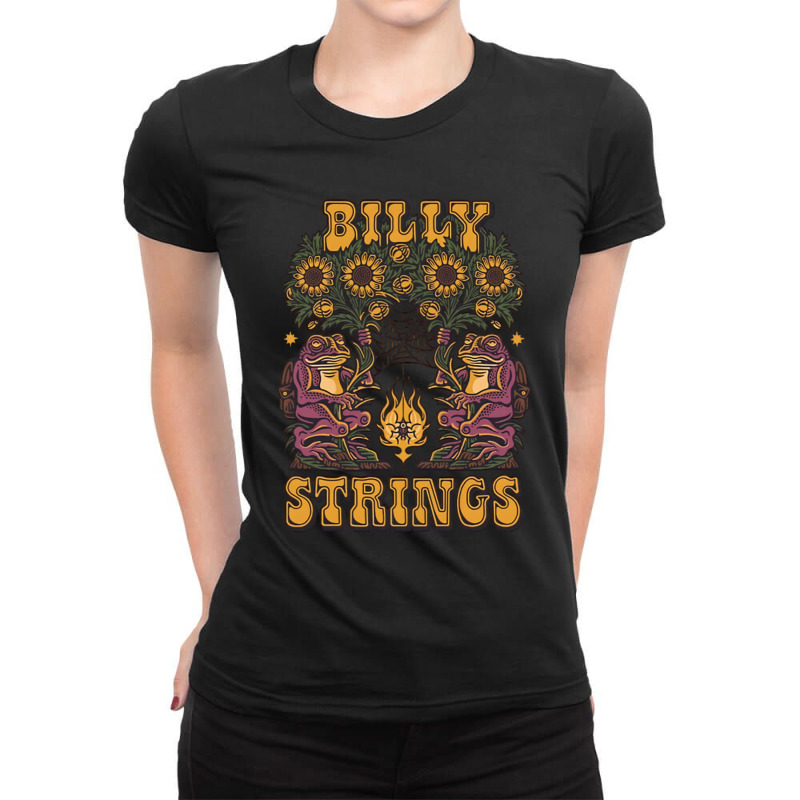 Frog Strings Ladies Fitted T-Shirt by nipiusSifaou | Artistshot