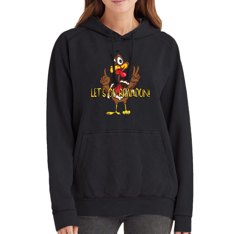 Artistshot Limited Edition Thanksgiving Let's Go Brandon Theme! Vintage Hoodie by seifertmurryq3jmxs | Artistshot