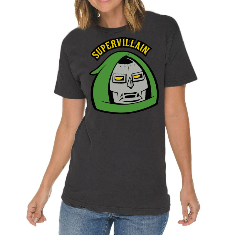 Supervillain Vintage T-Shirt by withbenajd | Artistshot