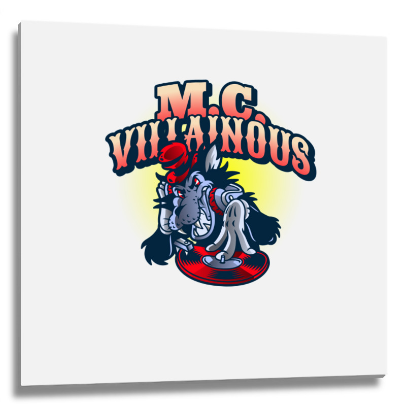 Villain Mc  36 Chambers Hiphop Metal Print Square | Artistshot