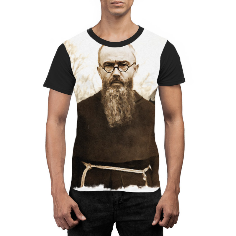 Saint Maximilian Kolbe Graphic T-shirt | Artistshot