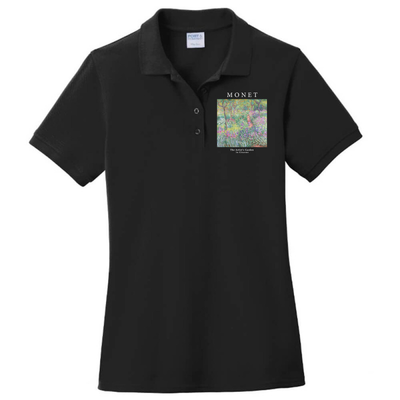 Claude Monet's The Artist's Garden At Giverny Art Lover T Shirt Ladies Polo Shirt by javauxswar | Artistshot