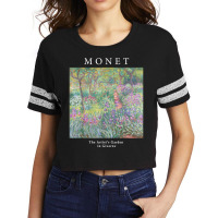 Claude Monet's The Artist's Garden At Giverny Art Lover T Shirt Scorecard Crop Tee | Artistshot