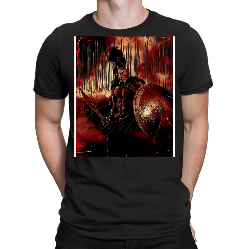 Spartan King   Dine In Hell T-shirt | Artistshot