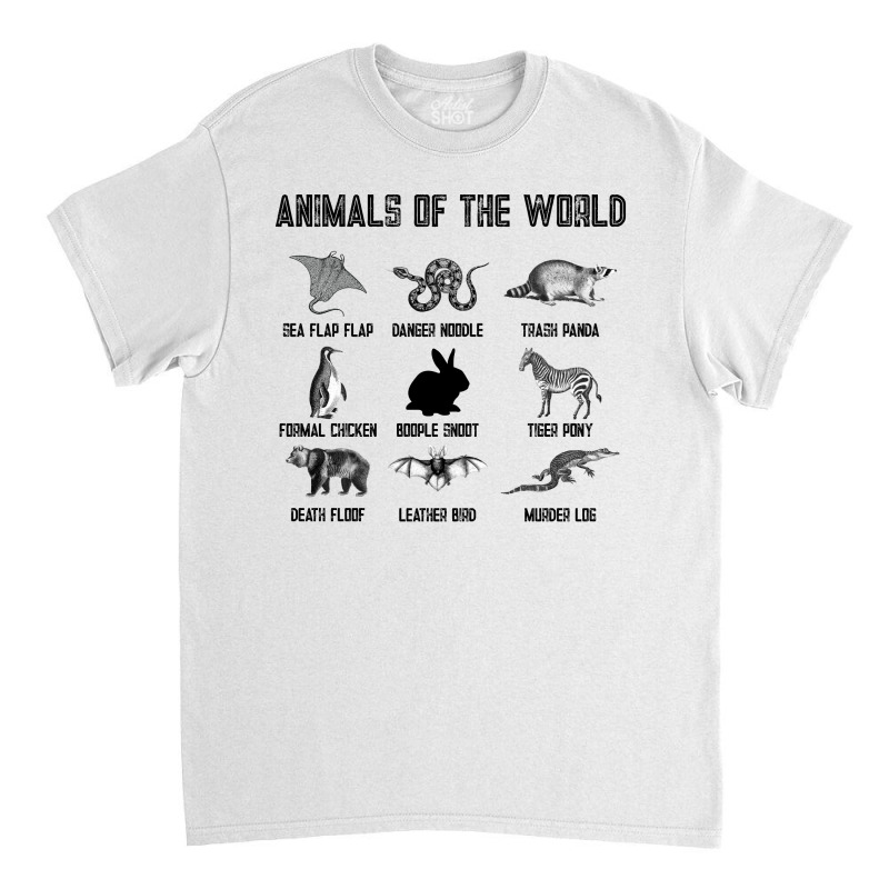 Animals Of The World For Light Classic T-shirt | Artistshot