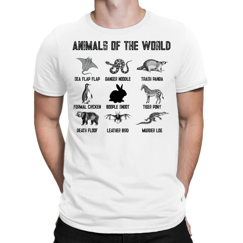 Animals Of The World For Light T-shirt | Artistshot